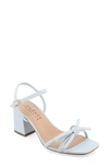 Journee Collection Meryl Block Heel Sandal In Light Denim
