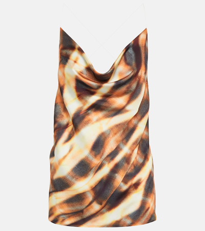 Y/project Printed Top In Orange