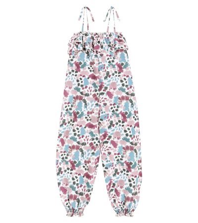 Suncracy Kids' Mykonos Printed Jumpsuit In Multicoloured