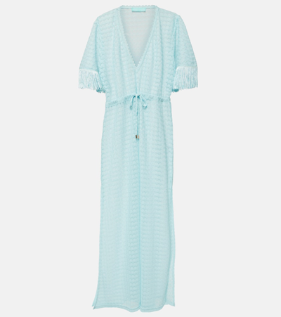 Melissa Odabash Phoebe Beach Cover-up In Blue