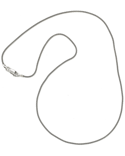 Samuel B. Silver Popcorn Chain Necklace In Metallic