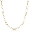 GUCCI DESIGNER NECKLACES MARINA - 18K YELLOW GOLD OVAL LINK NECKLACE