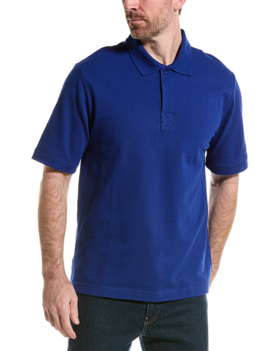 Burberry Polo Shirt In Blue