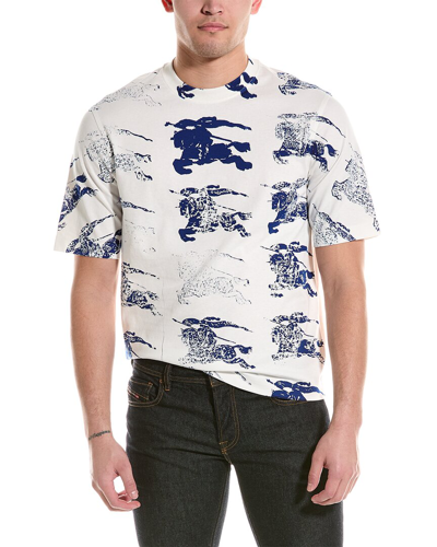 Burberry Ekd Cotton T-shirt In Multi