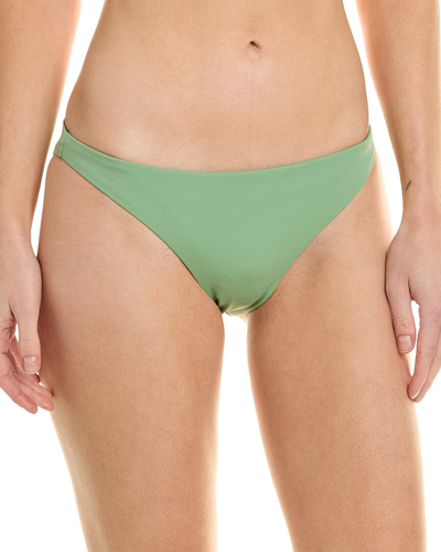 Onia Low-rise Bikini Bottom In Green