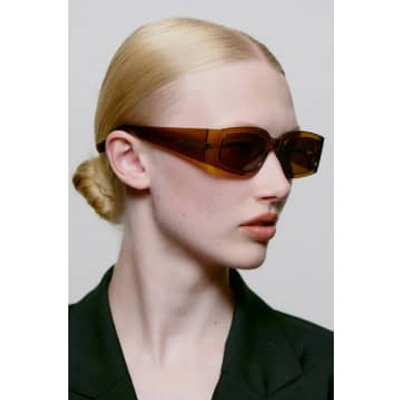 A. Kjærbede Alex Smoke Transparent Sunglasses In Black