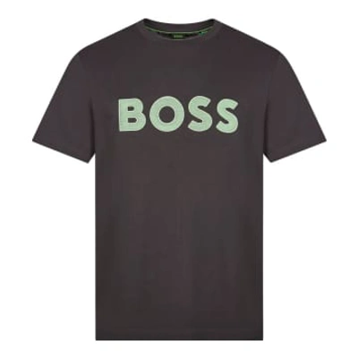 Hugo Boss Hex Logo T-shirt In Grey