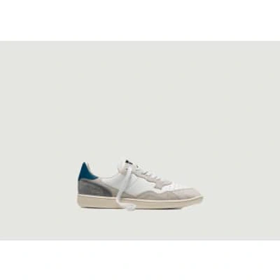 Hidnander Mega T Low Leather Trainers In Multi