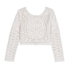 Ba&sh Marc Cardigan In White