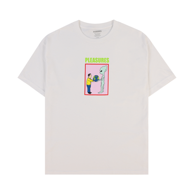 Pre-owned Pleasures Gift T-shirt 'white'