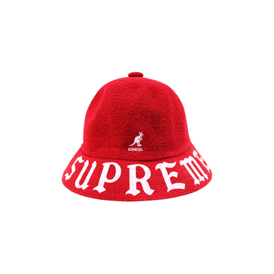 Pre-owned Supreme X Kangol Bermuda Casual Hat 'red'