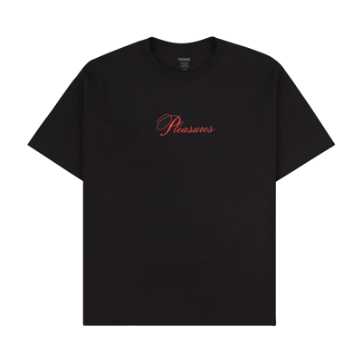 Pre-owned Pleasures Stack T-shirt 'black'