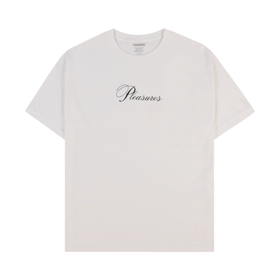 Pre-owned Pleasures Stack T-shirt 'white'