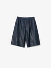 BURBERRY Leather Shorts