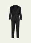 CANALI WOOL TWO-PIECE TUXEDO SUIT
