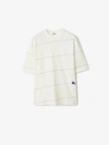 BURBERRY Striped Cotton T-shirt