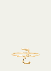 Atelier Paulin 18k Yellow Gold Alphabet Ring In Z