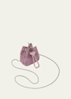 Prada Mini Crystal Pouch Crossbody Bag In F0e18 Alabastro