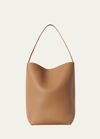 The Row Park Large North-south Tote Bag In Cinnamon