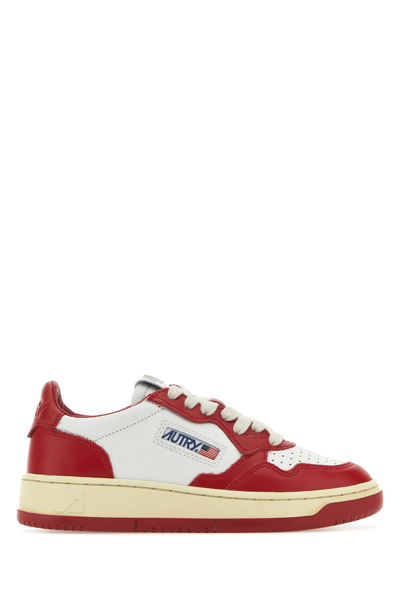 Autry Sneakers In Wht/red