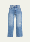 Amo Denim Billie Cropped Jeans In Warmth