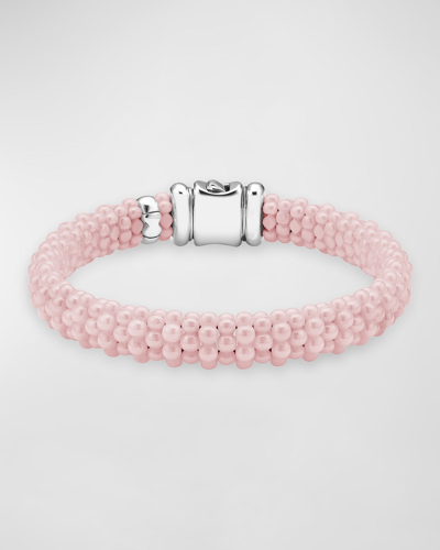 Lagos Pink Caviar Ceramic Beaded Bracelet