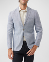 Rodd & Gunn Men's The Cascades Wool & Linen-blend Slim-fit Two-button Blazer In Sky
