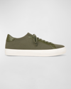 Vince Men's Fulton Knit Low-top Sneakers In Laurel Green