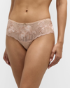 CHANTELLE FLEUR FLORAL-EMBROIDERED LACE HIPSTER BRIEFS