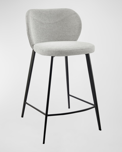 Euro Style Markus 26" Counter Stool In Gray