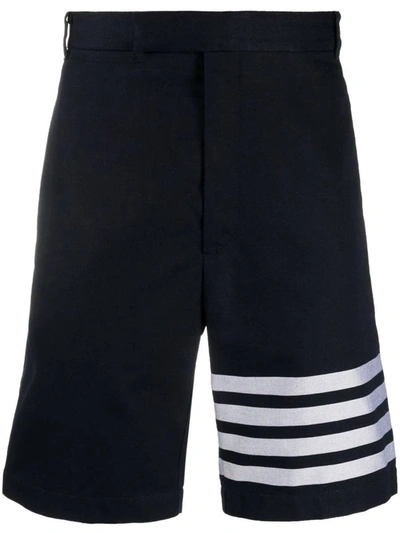 Thom Browne Classic Engineered 4 Bar Sweat Short In Navy