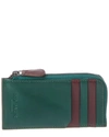 TED BAKER NANNS CONTRAST DETAIL LEATHER ZIP AROUND CARD CASE
