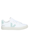 Veja Campo Low-top Leather Sneakers In White