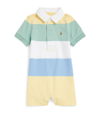RALPH LAUREN STRIPED POLO PONY PLAYSUIT (3-12 MONTHS)