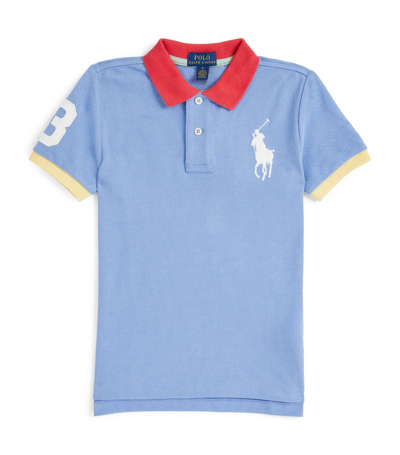 Ralph Lauren Kids' Cotton Polo Shirt (2-7 Years) In Blue