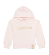 LANVIN ENFANT COTTON LOGO EMBROIDERED HOODIE (4-14 YEARS)