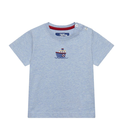Trotters Tugboat T-shirt (3-24 Months) In Blue