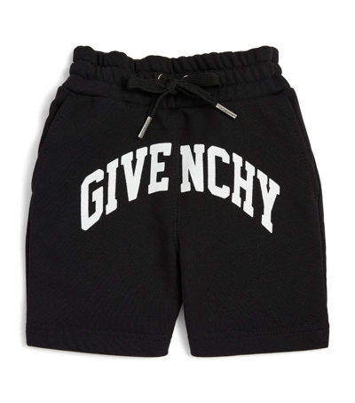 Givenchy Kids Logo Sweatshorts (6-18 Months) In Black