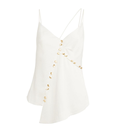 Aje Asymmetric Riddle Top In White