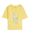 RALPH LAUREN FLORAL-POLO PONY T-SHIRT (2-7 YEARS)