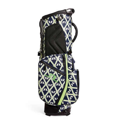 J. Lindeberg Logo Play Stand Golf Bag In Multi