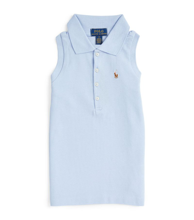 Ralph Lauren Kids' Cotton Sleeveless Polo Shirt (2-7 Years) In Blue