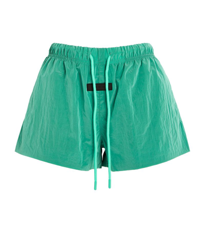 Fear Of God Water-resistant Running Shorts In Green