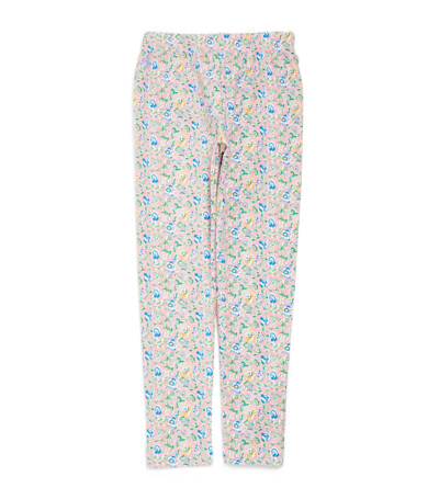 Ralph Lauren Kids' Cotton Floral Print Leggings (2-7 Years) In Pink