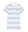 RALPH LAUREN STRIPED POLO PONY PLAYSUIT (3-12 MONTHS)