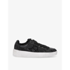 NAKED WOLFE NAKED WOLFE WOMENS BLACK RAM CHUNKY-SOLE LEATHER LOW-TOP TRAINERS