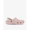 CROCS CROCS WOMEN'S QUARTZ CLASSIC LOGO-EMBELLISHED RUBBER CLOGS