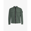 Stone Island Mens Musk Ripstop Brand-patch Stretch-cotton Regular-fit Overshirt In Musk