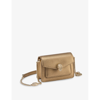 Bvlgari Womens Gold Serpenti Leather Cross-body Bag