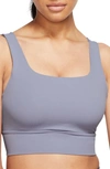Nike Dri-fit Alate Ellipse Sports Bra In Indigo/ Sail